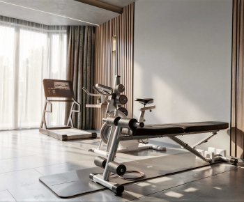 Modern Home Fitness Room-ID:473248962