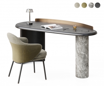 Modern Computer Desk And Chair-ID:829854015
