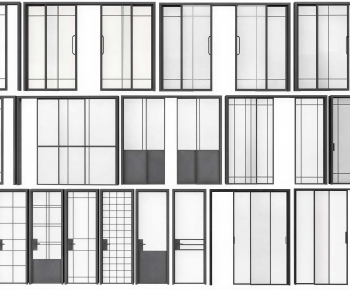 Modern Sliding Door-ID:127351054