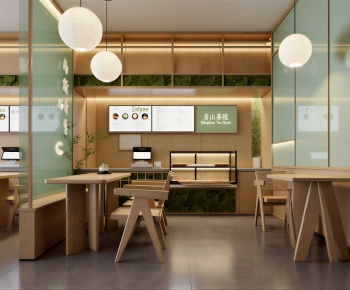 New Chinese Style Teahouse Tea House-ID:374864105