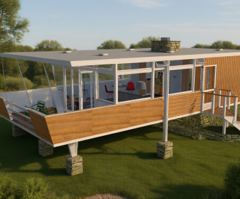 Modern Appearance Of Commercial Building-ID:231964119