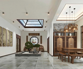 New Chinese Style Hallway-ID:832276118