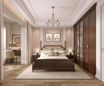 American Style Bedroom-ID:450323102