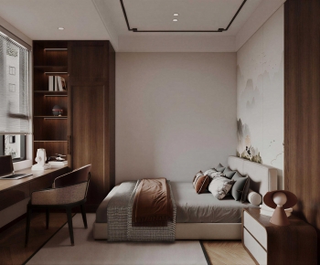 New Chinese Style Bedroom-ID:261034015