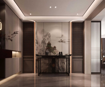 New Chinese Style Hallway-ID:973454006