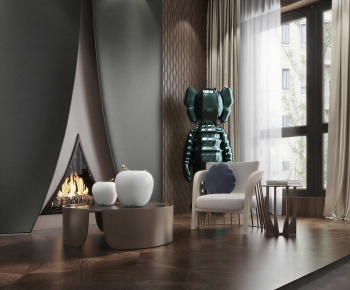 Modern A Living Room-ID:527833947