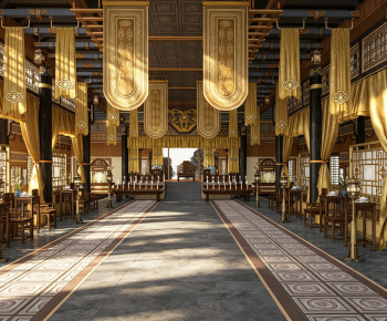 Chinese Style Ancient Architectural Buildings-ID:685598948