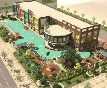 Modern Architectural Bird's-eye View Planning-ID:211854933