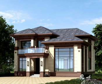 New Chinese Style Detached Villa-ID:177833086