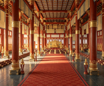 Chinese Style Ancient Architectural Buildings-ID:585181003