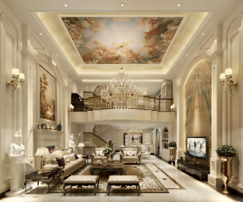 European Style A Living Room-ID:423476938