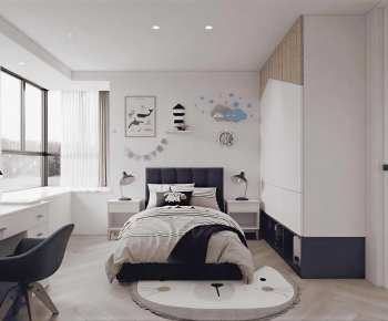 Modern Boy's Room And Son's Room-ID:332690003