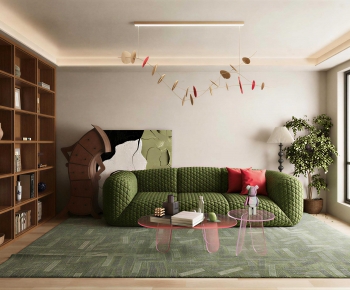 Modern A Living Room-ID:219342959
