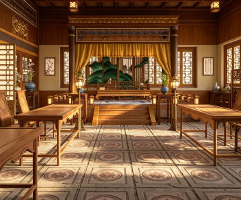 Chinese Style Ancient Architectural Buildings-ID:988249062