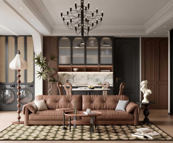 French Style A Living Room-ID:153887995