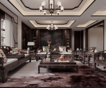 Chinese Style A Living Room-ID:798220611