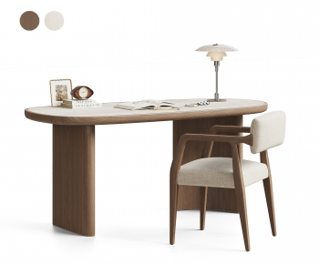 Modern Computer Desk And Chair-ID:357978118