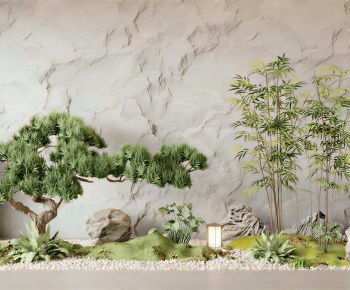 New Chinese Style Plant Landscaping-ID:114763985