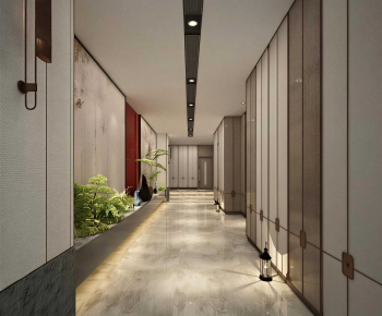 New Chinese Style Corridor-ID:911741973