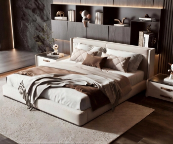 Modern Double Bed-ID:333192118