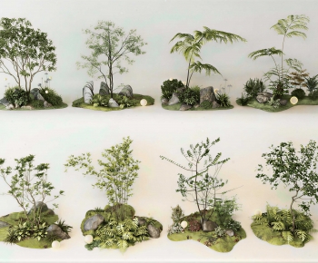 New Chinese Style Plant Landscaping-ID:700567013
