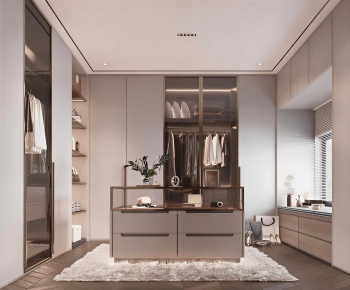 Modern Clothes Storage Area-ID:909791073