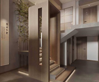 New Chinese Style Stairwell-ID:296895984