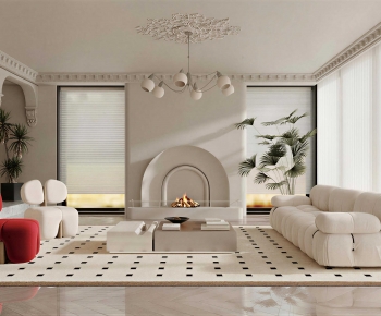 French Style A Living Room-ID:995202069