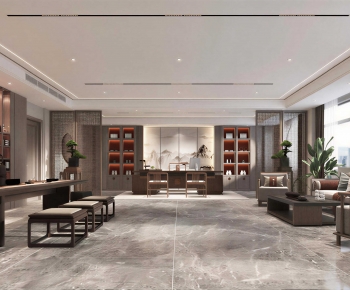 New Chinese Style Manager's Office-ID:628001932
