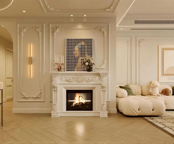 French Style Fireplace-ID:667062046