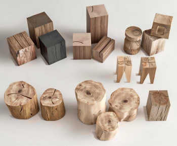 Wabi-sabi Style Stool-ID:619426975