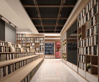 Modern Bookstore Book Bar-ID:831139136