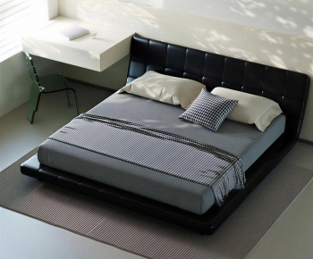 Modern Double Bed-ID:899205923
