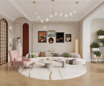 French Style A Living Room-ID:842036966