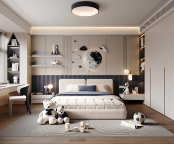 Modern Boy's Room And Son's Room-ID:692033051