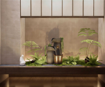New Chinese Style Plant Landscaping-ID:757277016
