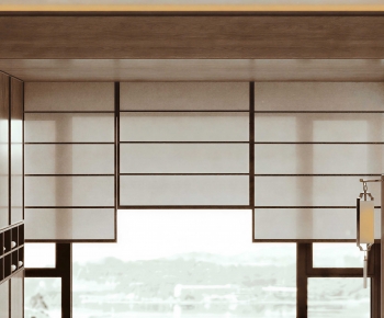 New Chinese Style Roman Curtain-ID:356408124