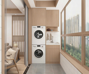Japanese Style Balcony-ID:251720915