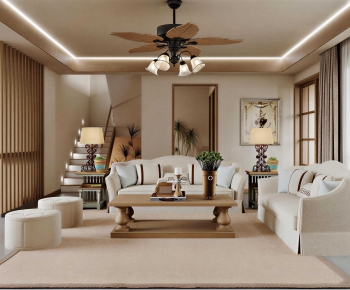 American Style A Living Room-ID:326998956