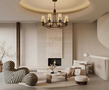 Wabi-sabi Style A Living Room-ID:756906036