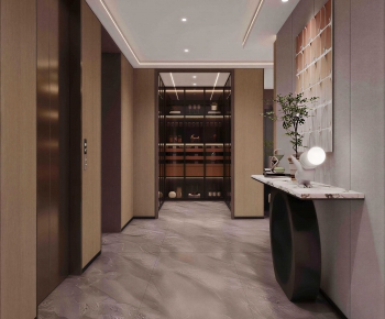Modern Hallway-ID:764811084