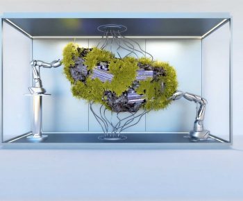 Modern Plant Landscaping-ID:666708951