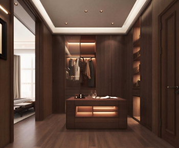 Modern Clothes Storage Area-ID:911672126