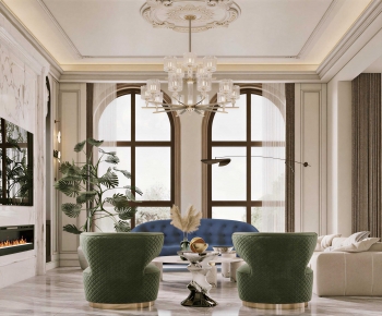 American Style A Living Room-ID:933561091