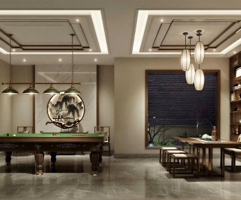 New Chinese Style Billiards Room-ID:940881013