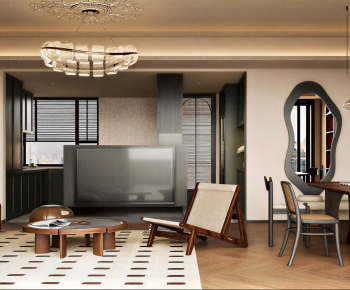 French Style A Living Room-ID:729857929