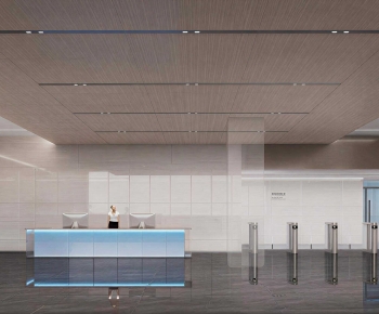 Modern Office Reception Desk-ID:351223955