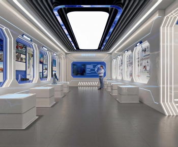 Modern Exhibition Hall-ID:417876015