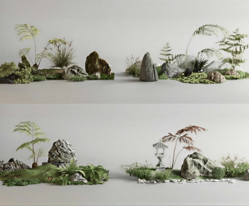 New Chinese Style Plant Landscaping-ID:330727108
