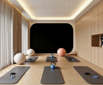 Modern Home Fitness Room-ID:943358905